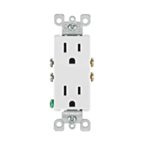 DECORA DOUBLE OUTLET 15AMP