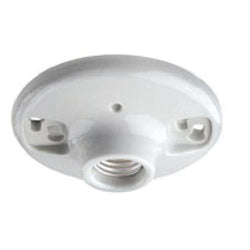 OUTLET BOX LAMPHOLDER  PORCELAIN 4"